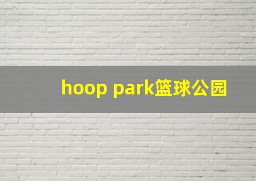 hoop park篮球公园